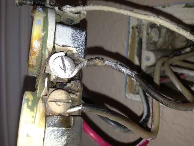 aluminum wiring blow out